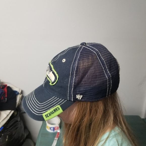 Seahawks mesh trucker football NFL 47 brand hat - Picture 4 of 8